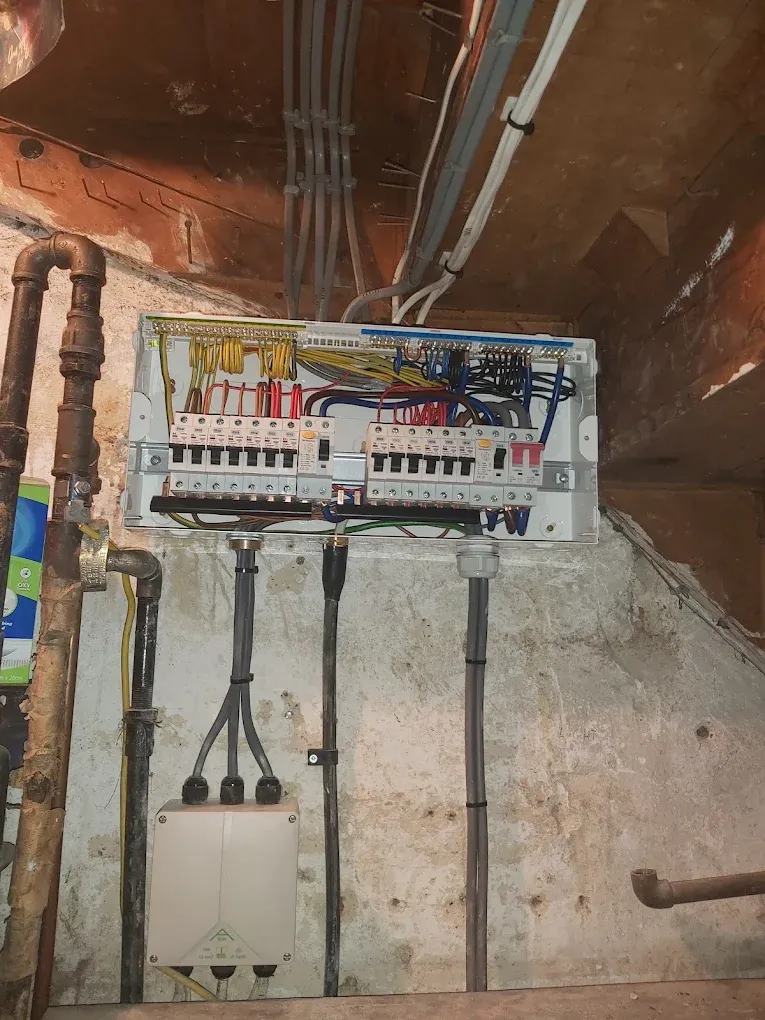 Rewire in progress