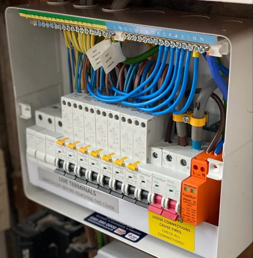 New consumer unit with surge protection