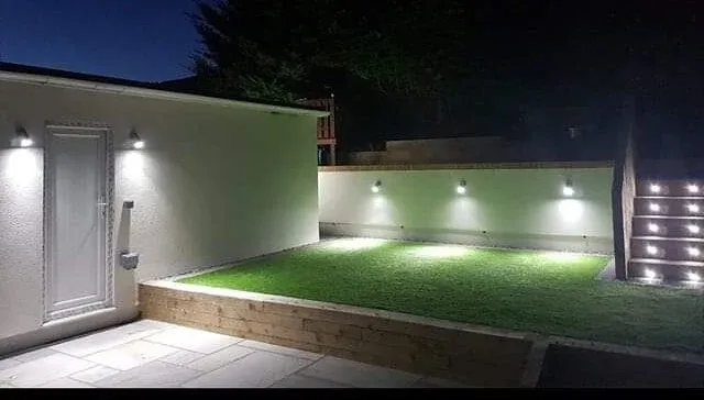 Garden wall lights
